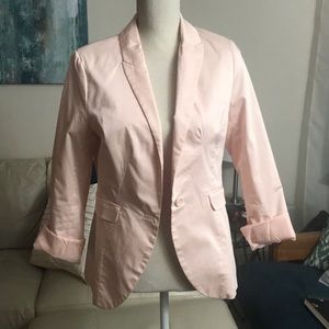 H&M blazer (pale pink)